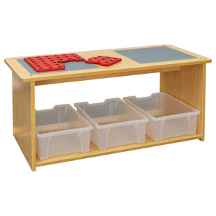 TOTMATE Rectangular Block Play Center Table