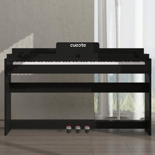 CUOOTE Digital Piano 88 Key Weighted Keyboard Hammer Action with Full-Size Electric Piano Weighted Keys