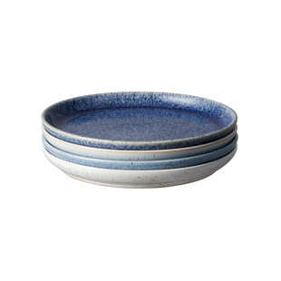 Denby Studio Blue Coupe Medium Plates (Set of 4)