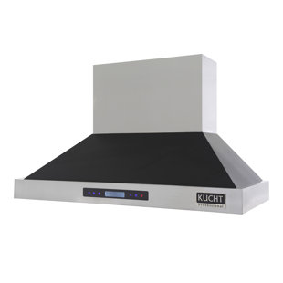 Kucht 48" Stainless Steel 1200 CFM Ducted (Vented) Wall Range Hood with Baffle Filter