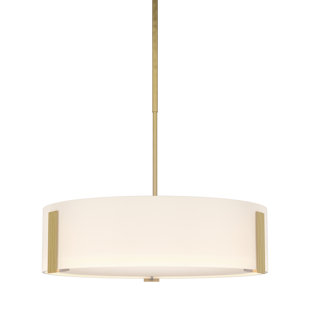 HUBBARDTON FORGE Impressions 3 - Light Dimmable Drum Chandelier