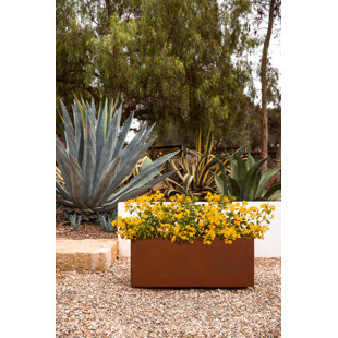 VERADEK Corten Steel Series Long Box Planter