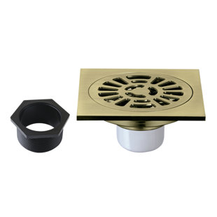 KINGSTON BRASS Watercourse Grid Shower Drain