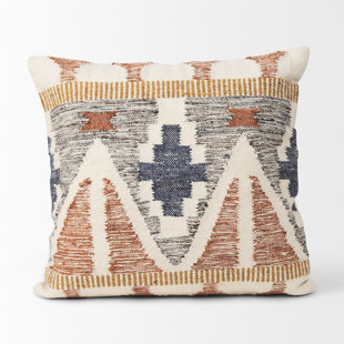 MERCANA Ikat Cotton Blend Pillow Cover