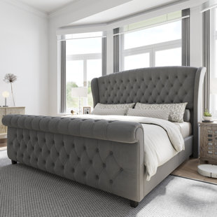 WILLA ARLO™ INTERIORS Dulane Upholstered Sleigh Bed