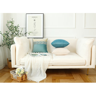 VISIONARY HOME Mira Velvet Throw Pillow