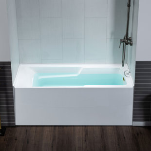 WOODBRIDGE Vine 60'' x 30'' Alcove / Tile In Soaking Acrylic Bathtub