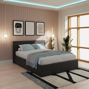 ZIPCODE DESIGN Beaird Upholstered End Lift Ottoman Bed