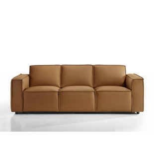 HAAKEN FURNITURE 88'' Leather Sofa
