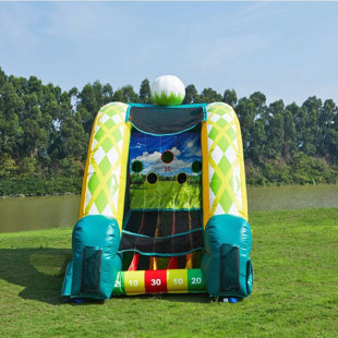 JumpOrange Golf Target Game Inflatable for Kids and Adults, Commercial Grade (with Blower)