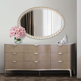 MICHAEL AMINI Malibu Crest 9 - Drawer Double Dresser with Mirror