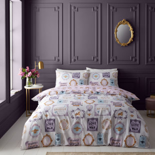 BRIDGERTON BY CATHERINE LANSFIELD Polyester Abstract Duvet Cover Set with Pillowcases
