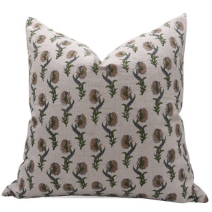 FABDIVINE Kniff Edge Linen Indoor/Outdoor Pillow Cover