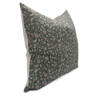 FABDIVINE Himachal Kniff Edge Linen Indoor/Outdoor Pillow Cover