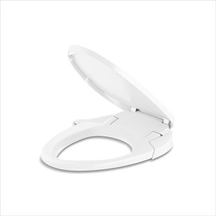 KOHLER Purewash M300 Elongated Manual Bidet Toilet Seat, Non-Electric Bidet with Adjustable Bidet Sprayer