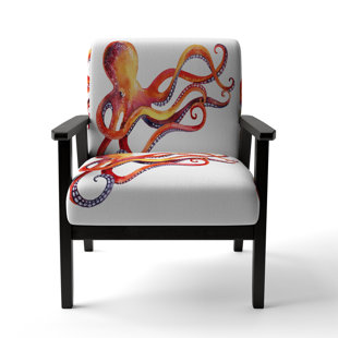 DOVECOVE Riffle Upholstered Armchair