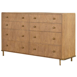 ANDREW HOME STUDIO Wailing 8 - Drawer Dresser with Mirror