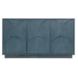 HOOKER FURNITURE Melange Round Valley Three Door Entertainment Credenza