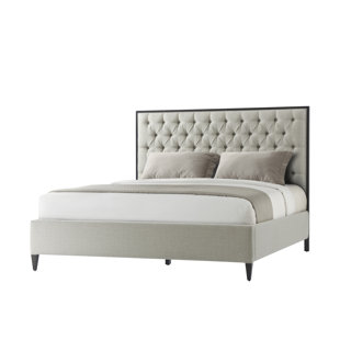 TA STUDIO Talbot Tufted Upholstered Platform Bed