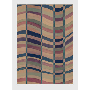 GINZA SIX Machine Woven Polyester Area Rug in Cuban Sand