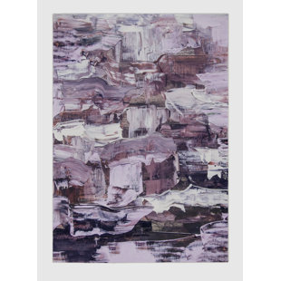 GINZA SIX Machine Woven Polyester Area Rug in Cherry Blossoms