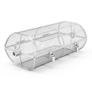 HITECHLUXE Stainless Steel Rotisserie Basket