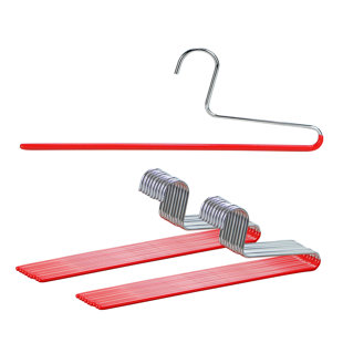 MAWA Metal Non-Slip Standard Hanger for Skirt/Pants (Set of 20)