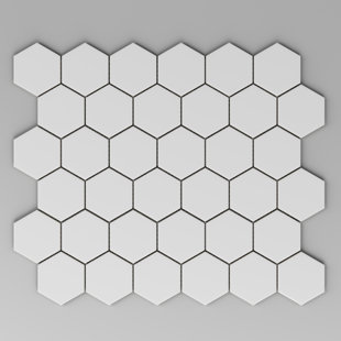 THOMAS AVENUE CERAMICS 2"x2" Hexagon Mosaic Floor and Wall Tile