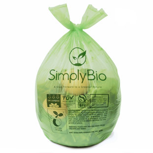 SIMPLY BIO 3 Gallons Polyethylene Recycling Bags - 80 Count