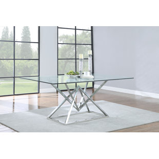COASTER Unfinished Glass Dining Table