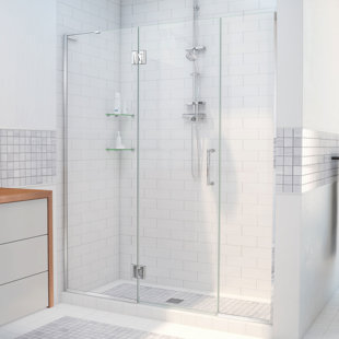 DREAMLINE Unidoor-X 43.5 " W x 72 " H Hinged Shower Door