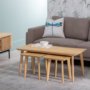MIKADO LIVING Clio 4 Legs Coffee Table (Set of 3)