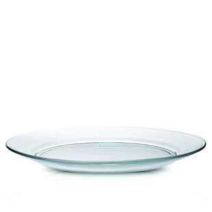 DURALEX Lys Commercial Dishwasher Safe 11'' Tempered Glass Dinner Plate , Set of 6