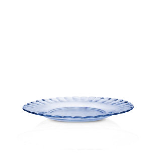 DURALEX Picardie Commercial Dishwasher Safe 8.1'' Tempered Glass Salad Or Dessert Plate , Set of 6 (Set of 6)