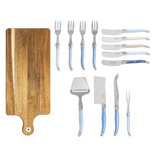 French Home Laguiole Charcuterie Set with Wood Serving Board