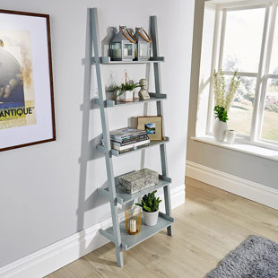 ZIPCODE DESIGN Ira 5-Tier Ladder Shelf Bookcase Unit