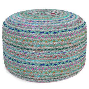 SIMPLI HOME Margo Upholstered Pouf