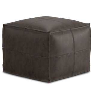 SIMPLI HOME Sheffield Upholstered Pouf