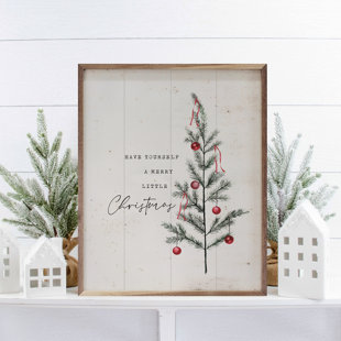 THE HOLIDAY AISLE® Have Yourself A Merry Little Christmas Tree Whitewash