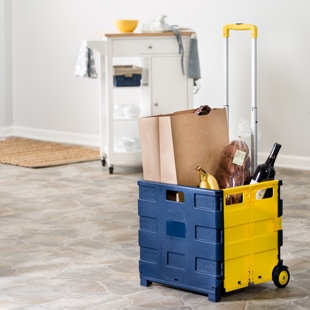 WFX UTILITY™ Bovina 38.66'' H x 14.76'' W Utility Cart with Wheels