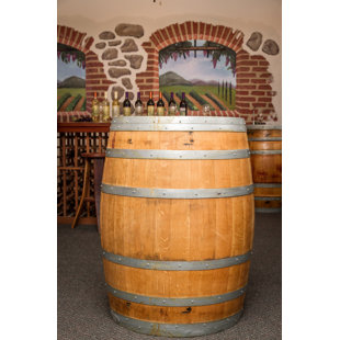 NAPA EAST COLLECTION Refinished 28" Wine Barrel Table
