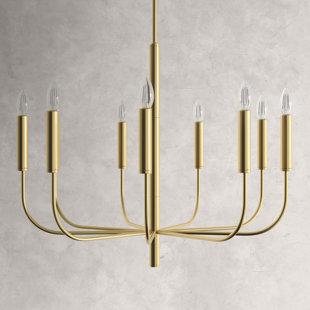 ED ELLEN DEGENERES Tedder 9-Light Candle Style Classic / Traditional Chandelier