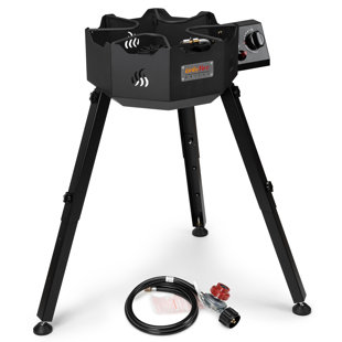 HITECHLUXE Propane Outdoor Stove with Adjustable Removable Legs