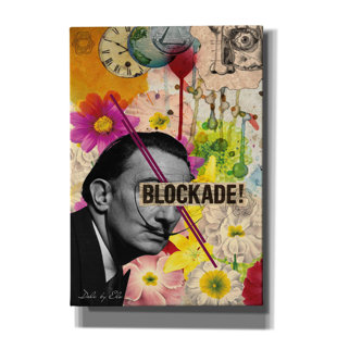 Epic Graffiti 'Dali' By Elo Marc, Canvas Wall Art " Dali " by Elo Marc