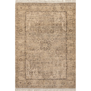 Lauren Liess x Rugs USA Persian Medallion Tassel Area Rug