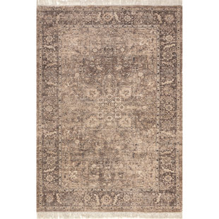 Lauren Liess x Rugs USA Persian Medallion Tassel Area Rug