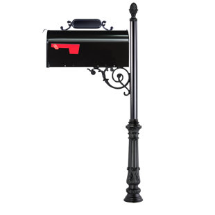 IMPERIAL MAILBOX SYSTEMS Aluminum Post Mounted Mailbox