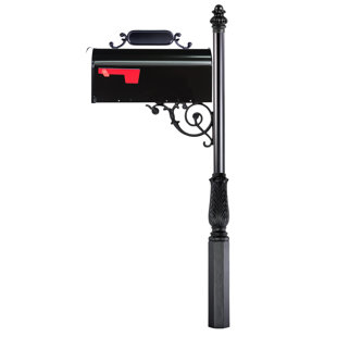 IMPERIAL MAILBOX SYSTEMS Aluminum Post Mounted Mailbox