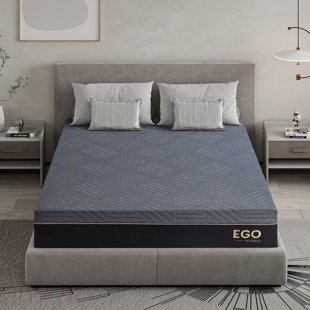 EGO HOME 12" Medium Copper Infused Hybrid Mattress - USA Made