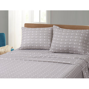 NEW SEASON NATURALLY YOURS FLPRWTSS-T/D/Q/K-Parent-HP Flannel Floral Sheet Set